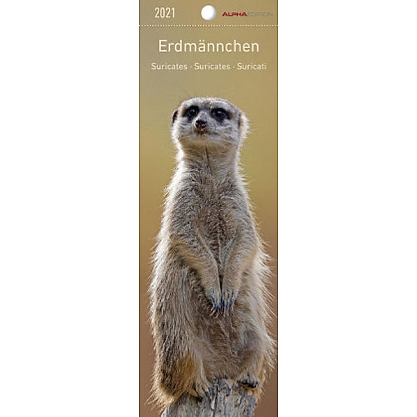 Erdmännchen 2021 - Lesezeichenkalender