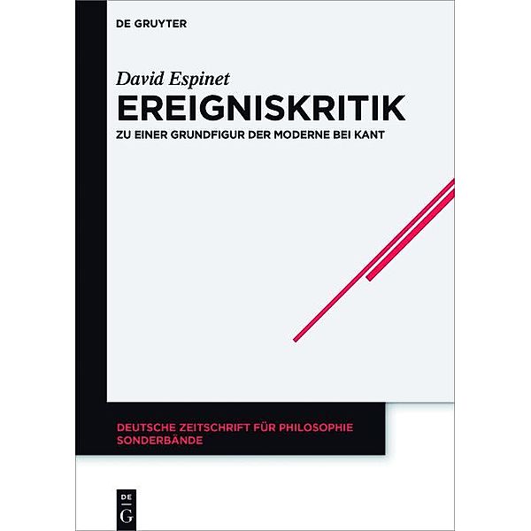 Ereigniskritik / Deutsche Zeitschrift für Philosophie / Sonderbände Bd.., David Espinet