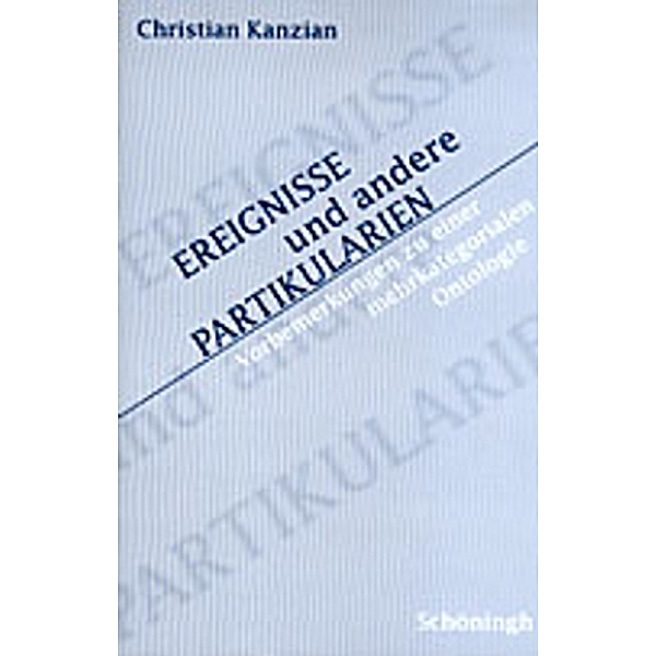 Ereignisse und andere Partikularien, Christian Kanzian