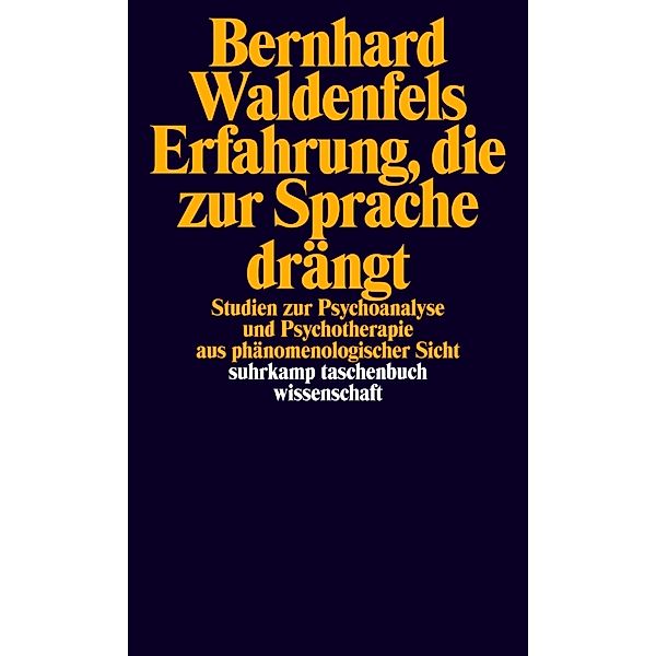 Erfahrung, die zur Sprache drängt, Bernhard Waldenfels