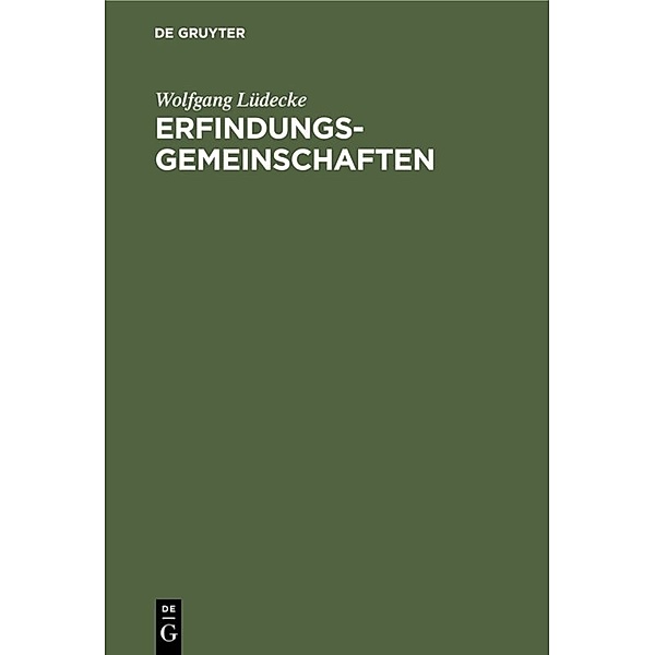 Erfindungsgemeinschaften, Wolfgang Lüdecke