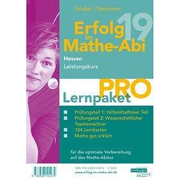 Erfolg im Mathe-Abi 2019 Hessen Leistungskurs Lernpaket Pro, 3 Teile, Helmut Gruber, Robert Neumann