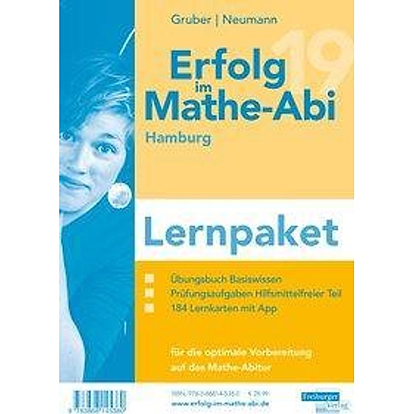 Erfolg im Mathe-Abi 2019 Lernpaket Hamburg, 3 Teile, Helmut Gruber, Robert Neumann