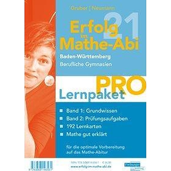 Erfolg im Mathe-Abi 2021 Lernpaket 'Pro' Baden-Württemberg Berufliche Gymnasien, 4 Teile, Helmut Gruber, Robert Neumann
