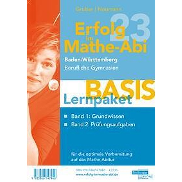 Erfolg im Mathe-Abi 2023 Lernpaket 'Basis' Baden-Württemberg Berufliche Gymnasien, 2 Teile, Helmut Gruber, Robert Neumann