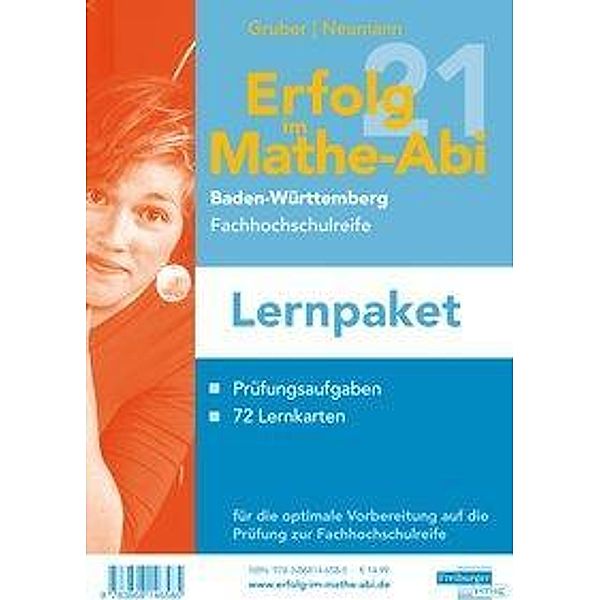 Erfolg in der Mathe-Prüfung Fachhochschulreife 2021 Lernpaket Baden-Württemberg, 2 Teile, Helmut Gruber, Robert Neumann