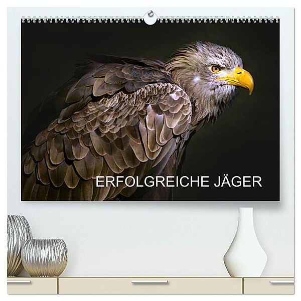 Erfolgreiche Jäger (hochwertiger Premium Wandkalender 2025 DIN A2 quer), Kunstdruck in Hochglanz, Calvendo, Astrid Ziemer
