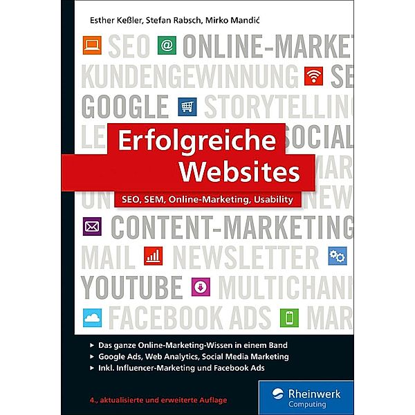 Erfolgreiche Websites / Rheinwerk Computing, Stefan Rabsch, Mirko Mandic, Esther Kessler
