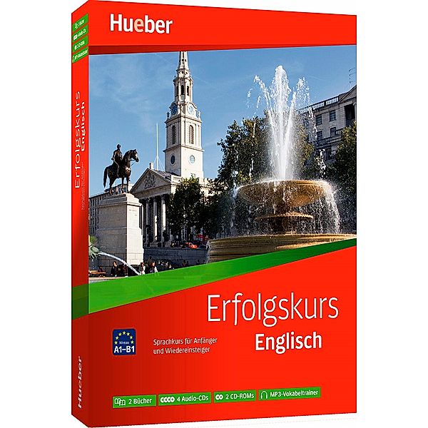 Erfolgskurs Englisch, 2 Übungsbücher + 4 Audio-CDs + 2 CD-ROMs