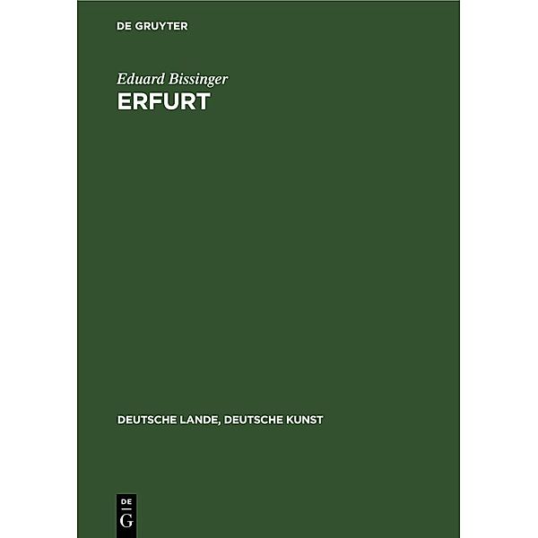 Erfurt, Eduard Bissinger