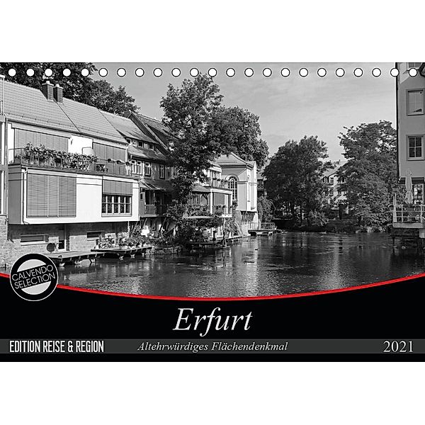 Erfurt - altehrwürdiges Flächendenkmal (Tischkalender 2021 DIN A5 quer), Flori0