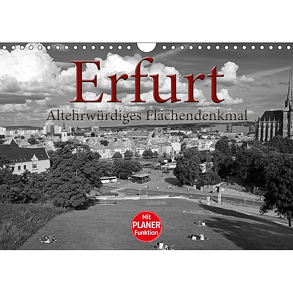 Erfurt - altehrwürdiges Flächendenkmal (Wandkalender 2019 DIN A4 quer), Flori0