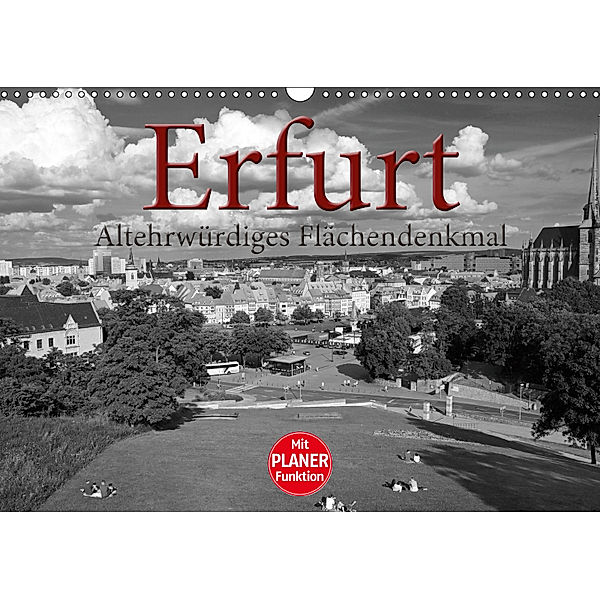 Erfurt - altehrwürdiges Flächendenkmal (Wandkalender 2019 DIN A3 quer), Flori0