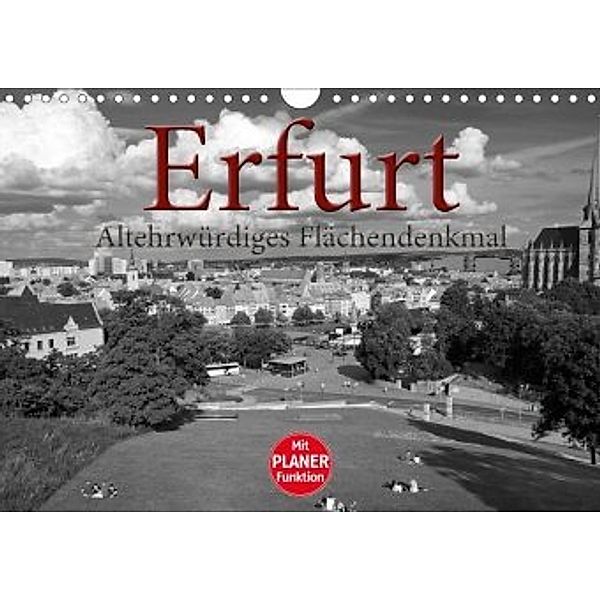 Erfurt - altehrwürdiges Flächendenkmal (Wandkalender 2020 DIN A4 quer), Flori0