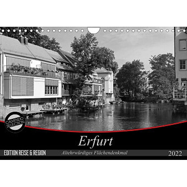 Erfurt - altehrwürdiges Flächendenkmal (Wandkalender 2022 DIN A4 quer), Flori0