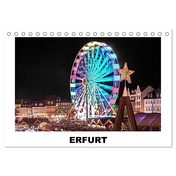 Erfurt (Tischkalender 2024 DIN A5 quer), CALVENDO Monatskalender, Christian Hallweger