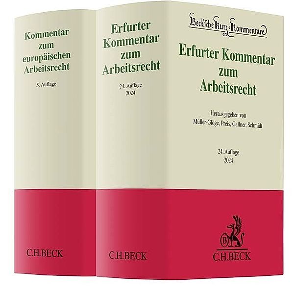 Erfurter Kommentar zum Arbeitsrecht und Kommentar zum europäischen Arbeitsrecht