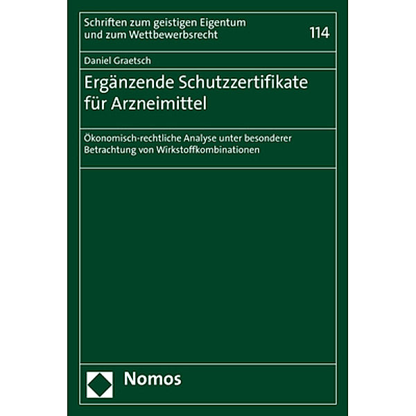 Ergänzende Schutzzertifikate für Arzneimittel, Daniel Graetsch