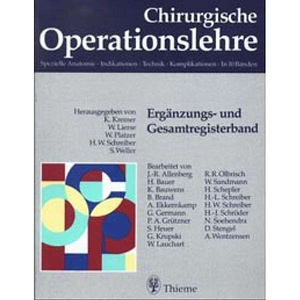 Ergänzungsband und Gesamtregisterband