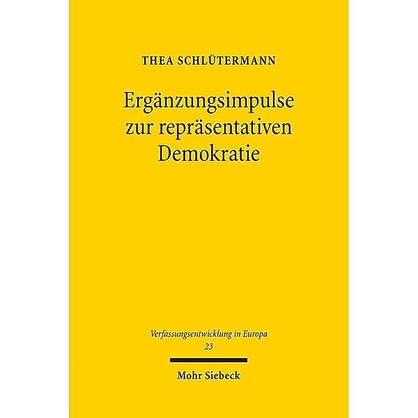 Ergänzungsimpulse zur repräsentativen Demokratie, Thea Schlütermann