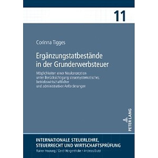 Ergaenzungstatbestaende in der Grunderwerbsteuer, Corinna Tigges