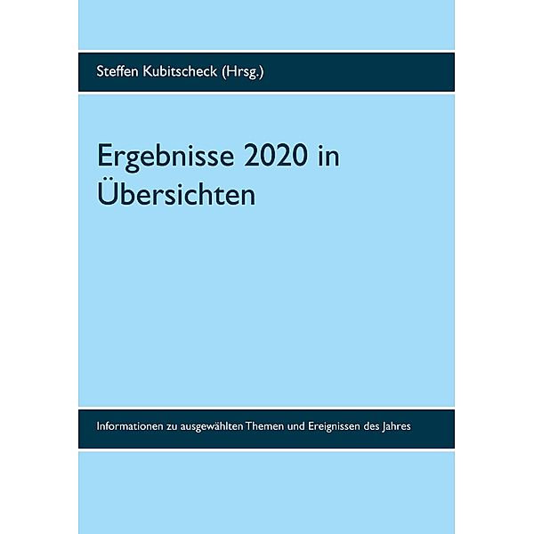 Ergebnisse 2020 in Übersichten