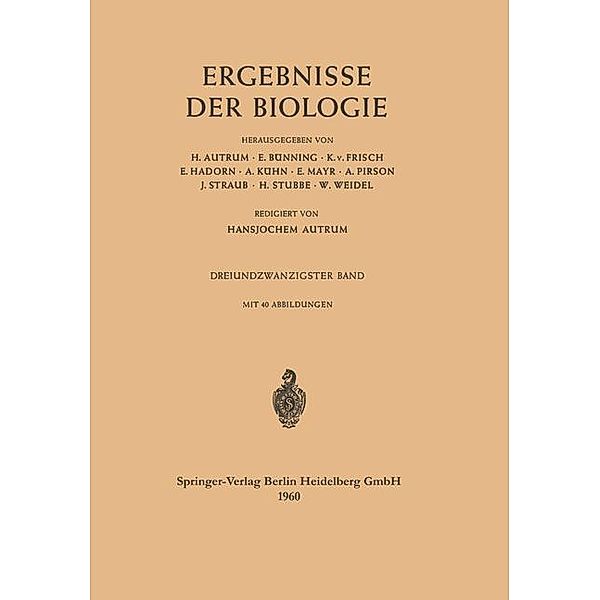 Ergebnisse der Biologie