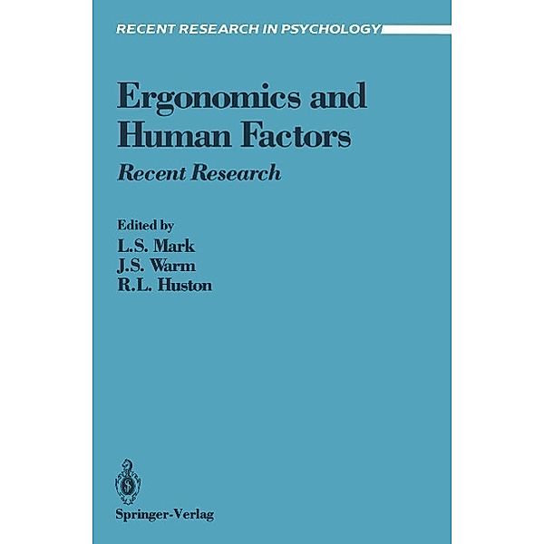 Ergonomics and Human Factors / Recent Research in Psychology