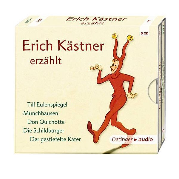 Erich Kästner erzählt, 5 Audio-CD, Erich Kästner