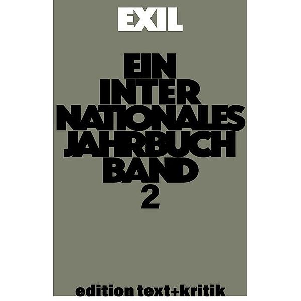 Erinnerungen ans Exil - kritische Lektüre der Autobiographien nach 1933 und andere Themen / Exilforschung (DeGruyter)