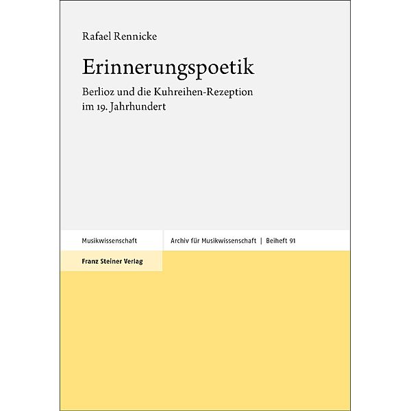 Erinnerungspoetik, Rafael Rennicke