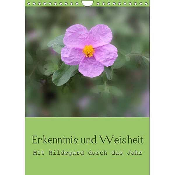Erkenntnis und Weisheit - Hildegard von Bingen (Wandkalender 2022 DIN A4 hoch), Christine Bergmann