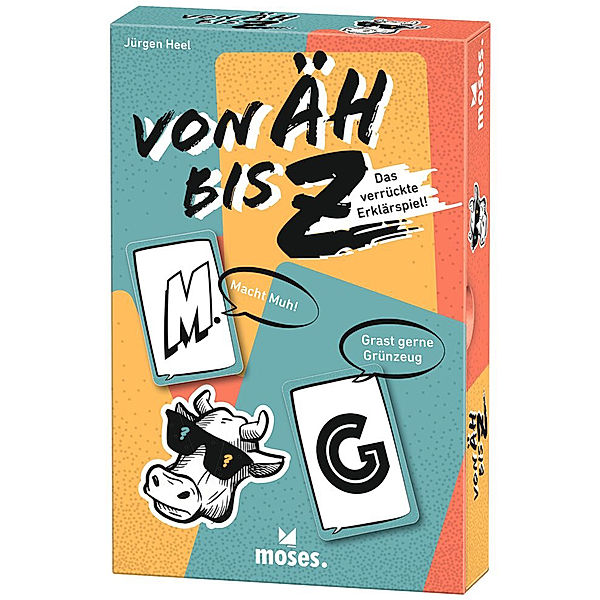 moses Verlag Erklärspiel  VON ÄH BIS Z 102-teilig, Jürgen Heel
