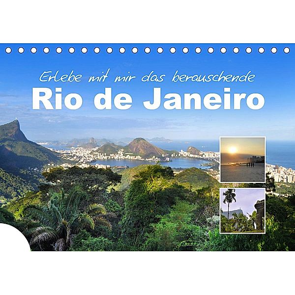 Erlebe mit mir das berauschende Rio de Janeiro (Tischkalender 2021 DIN A5 quer), Nadine Büscher