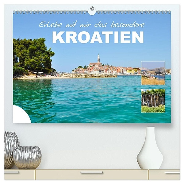 Erlebe mit mir das besondere Kroatien (hochwertiger Premium Wandkalender 2024 DIN A2 quer), Kunstdruck in Hochglanz, Nadine Büscher