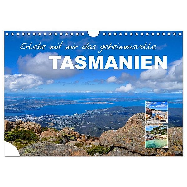 Erlebe mit mir das geheimnisvolle Tasmanien (Wandkalender 2024 DIN A4 quer), CALVENDO Monatskalender, Nadine Büscher