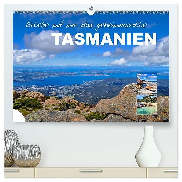 Erlebe mit mir das geheimnisvolle Tasmanien (hochwertiger Premium Wandkalender 2024 DIN A2 quer), Kunstdruck in Hochglanz, Nadine Büscher