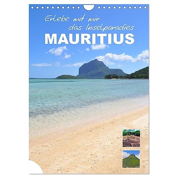 Erlebe mit mir das Inselparadies Mauritius (Wandkalender 2024 DIN A4 hoch), CALVENDO Monatskalender, Nadine Büscher