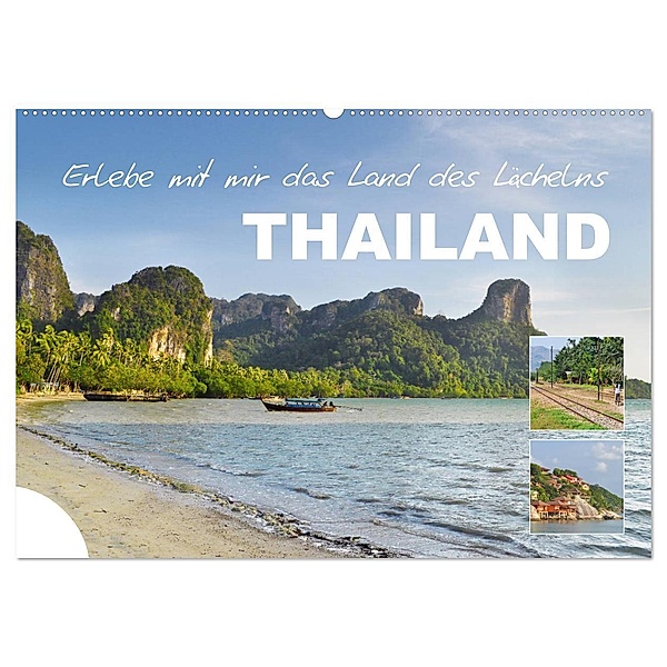 Erlebe mit mir das Land des Lächelns Thailand (Wandkalender 2025 DIN A2 quer), CALVENDO Monatskalender, Calvendo, Nadine Büscher