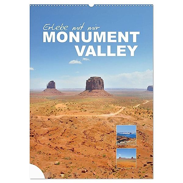 Erlebe mit mir das Monument Valley (Wandkalender 2024 DIN A2 hoch), CALVENDO Monatskalender, Nadine Büscher