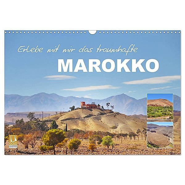 Erlebe mit mir das traumhafte Marokko (Wandkalender 2024 DIN A3 quer), CALVENDO Monatskalender, Nadine Büscher