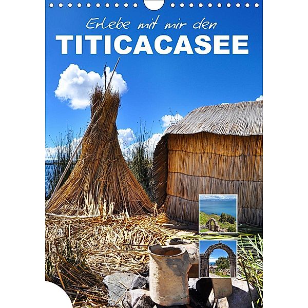 Erlebe mit mir den Titicacasee (Wandkalender 2021 DIN A4 hoch), Nadine Büscher
