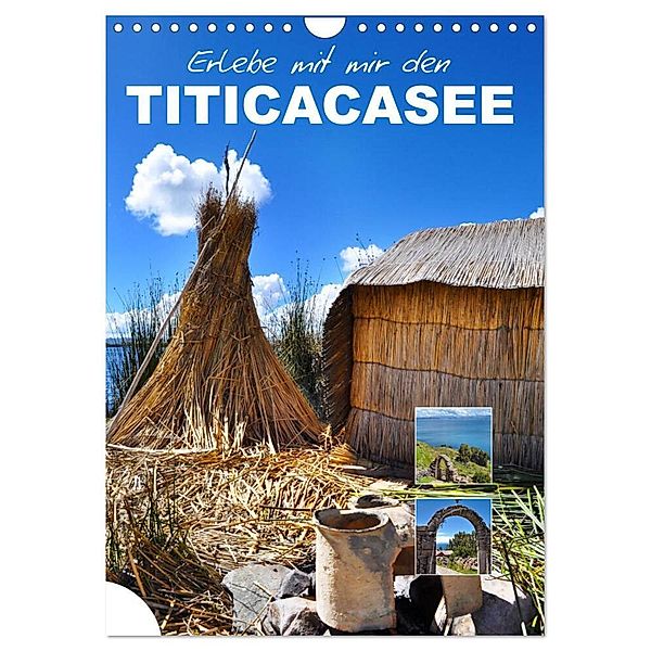 Erlebe mit mir den Titicacasee (Wandkalender 2024 DIN A4 hoch), CALVENDO Monatskalender, Nadine Büscher