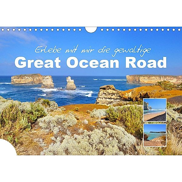 Erlebe mit mir die gewaltige Great Ocean Road (Wandkalender 2021 DIN A4 quer), Nadine Büscher