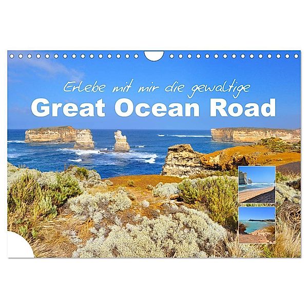 Erlebe mit mir die gewaltige Great Ocean Road (Wandkalender 2024 DIN A4 quer), CALVENDO Monatskalender, Nadine Büscher