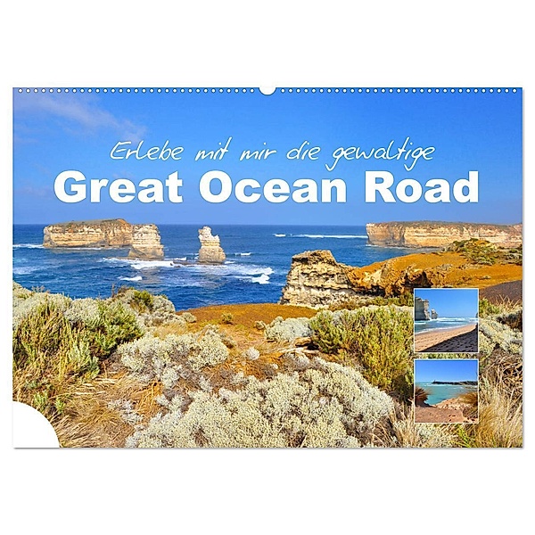 Erlebe mit mir die gewaltige Great Ocean Road (Wandkalender 2024 DIN A2 quer), CALVENDO Monatskalender, Nadine Büscher