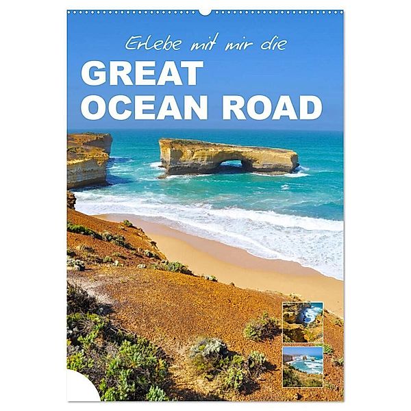 Erlebe mit mir die Great Ocean Road (Wandkalender 2024 DIN A2 hoch), CALVENDO Monatskalender, Nadine Büscher