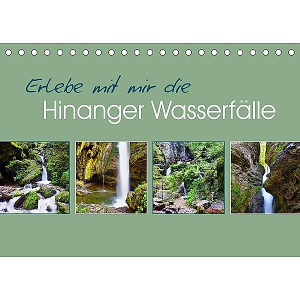 Erlebe mit mir die Hinanger Wasserfälle (Tischkalender 2023 DIN A5 quer), Nadine Büscher