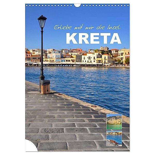 Erlebe mit mir die Insel Kreta (Wandkalender 2024 DIN A3 hoch), CALVENDO Monatskalender, Nadine Büscher