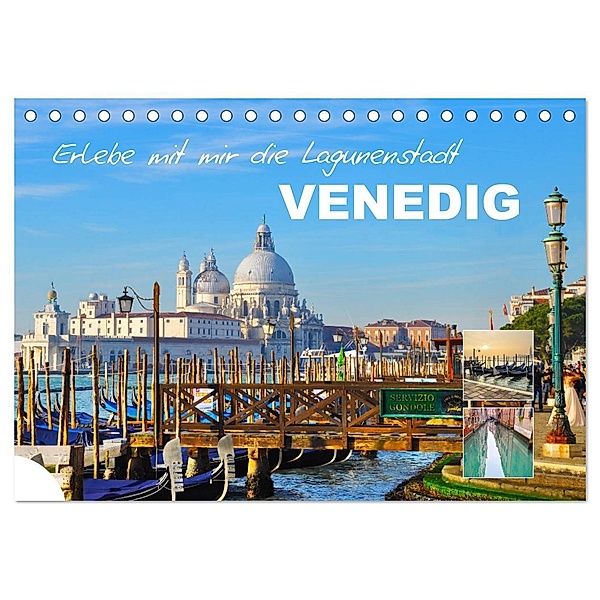 Erlebe mit mir die Lagunenstadt Venedig (Tischkalender 2025 DIN A5 quer), CALVENDO Monatskalender, Calvendo, Nadine Büscher